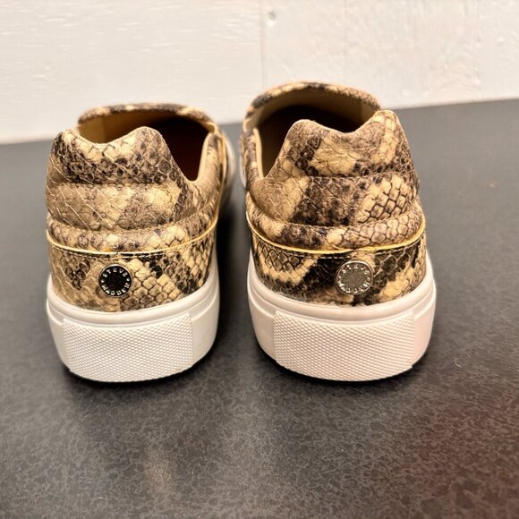 Steve Madden Gills Natural Faux Snake Slip-On Sneakers Women's Loafers Size 7.5 - Picture 6 of 10